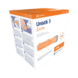 Unistik 3 Owen Mumford AT 1014-Unistik 3 Extra Safety Lancet, Lancets & Lancing Devices (BX)